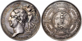 1747 Circumnavigation of the Globe by Lord Anson Medal. Betts-382. Silver. AU-58+ (PCGS)

43.3 mm. 375.3 grains. An exceptionally pretty example of ...