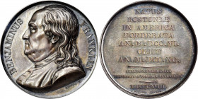 1819 Benjamin Franklin Series Numismatica Medal. Greenslet GM-43. Silver SP-63 (PCGS).

41.1 mm. Plain edge. A Franklin medal of the highest rarity....