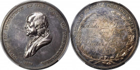 1858 Franklin Institute Award Medal. Julian AM-17, Harkness Pa-45, Greenslet GM-91. Silver. SP-62 (PCGS).

51.1 mm. Plain edge. Awarded to Andrews &...