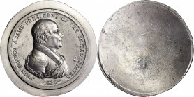“1825” (after 1905) John Quincy Adams Indian Peace Medal. Lead. First Size. Julian IP-11, Prucha-42. About Uncirculated.

Approximately 93.5 mm. 501...