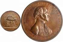 Circa 1816 Halliday medal. Musante GW-57, Baker-70C. Bronze. Ornamented rims. SP-65 BN (PCGS).

53.6 mm. 1464.5 grains. An exceptionally attractive ...