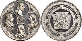 Circa 1881 Yorktown Commemoration medal. Musante GW-966, Baker-454B. White Metal. SP-67 (PCGS).

32.9 mm. Fully brilliant and prooflike with sharp f...
