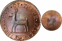 “1737” (ca. 1864) Higley Copy by J.A. Bolen. Musante JAB-10. Copper. MS-66 RB (PCGS).

28.2 mm. 153.6 grains. Another lovely Higley copy in copper. ...