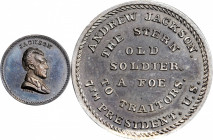 Undated (ca. 1867) Jackson / The Stern Old Soldier medal by J.A. Bolen. Musante JAB-27. Silver. Marked “B SILVER” on edge. MS-64 (PCGS).

25.3 mm. 1...