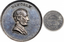 Undated (ca. 1867) Lincoln / Emancipation medal by J.A. Bolen. Musante JAB-28. Silver. Marked “B SILVER” on edge. MS-64 (PCGS).

25.4 mm. 137.1 grai...