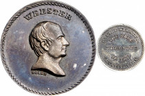 Undated (ca. 1867) Webster / The Able Defender medal by J.A. Bolen. Musante JAB-29. Silver. Marked “B SILVER” on edge. MS-64 (PCGS).

25.3 mm. 136.1...