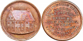 Undated (ca. 1881) Pynchon House medal by J.A. Bolen. Musante JAB-39. Copper. MS-66 RB (PCGS).

25.3 mm. 119.9 grains. A very attractive example of ...