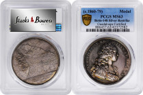 "1721" (ca. 1860-1879) Guadeloupe Fortified Medal. Paris Mint Restrike. Betts-148, Page-Divo 38. Silver. MS-63 (PCGS).

41.4 mm. Although the edge i...