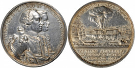 "1763" (1762) Capture of the Morro Castle in Havana, Cuba Medal. By D.T.F. Prieto. Betts-443, Eimer-704, Medina-12. Silver. About Uncirculated, Polish...