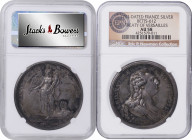 1783 Treaty of Paris Medal. By Pierre Simon DuVivier. Betts-612. Silver. Plain Edge. AU-58 (NGC).

41.5 mm. Handsome, fully original surfaces in dom...