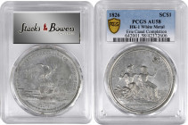1826 Erie Canal Completion Medal. HK-1. Rarity-6. White Metal. AU-58 (PCGS).

45 mm. An exceptionally bright and lustrous example of this scarce, co...