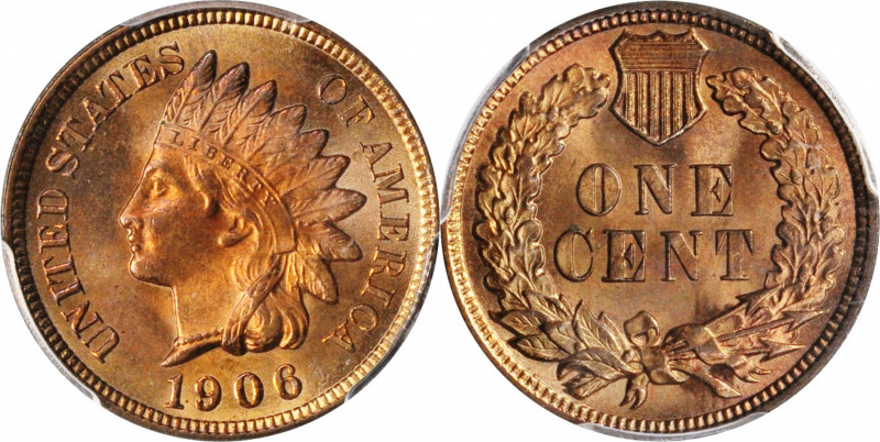 1906 Indian Cent. MS-66+ RD (PCGS). CAC.

Remarkable condition rarity for this...