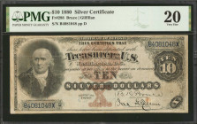 Fr. 288. 1880 $10 Silver Certificate. PMG Very Fine 20.

A scarce design which is always well received by the collecting community. This Morris Ten ...