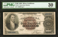 Fr. 341. 1880 $100 Silver Certificate. PMG Very Fine 30.

An extremely scarce catalog number, with just 24 examples being reported in Track and Pric...