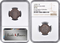 1670-A 5 Sols. Paris Mint. Martin 2-A, Lecompte-186, Hodder-3, W-11605. Rarity-4 (for the type). VF-35 (NGC).

A desirable mid grade example of this...