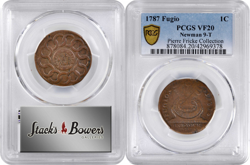 1787 Fugio Copper. Pointed Rays. Newman 9-T, W-6770. Rarity-6. STATES UNITED, 4 ...