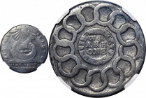 1787 Fugio Copper. Club Rays. Newman 2-C, W-6630. Rarity-6. Concave Ends, FUCIO, UNITED STATES. Good-6 BN (NGC).

Deep charcoal surfaces with light ...