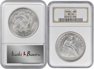 1873 Liberty Seated Silver Dollar. OC-4. Rarity-3. MS-64 (NGC).

Rare and inviting Choice Mint State preservation for this historic silver dollar is...