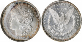 1878 Morgan Silver Dollar. 7 Tailfeathers. Reverse of 1878. MS-65 DPL (NGC). OH.

An extraordinary strike and condition rarity that also sports stro...