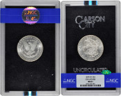1879-CC GSA Morgan Silver Dollar. Clear CC. MS-61 (NGC). CAC.

Subtle pale silver tinting is seen over both sides of this boldly impressed Morgan do...