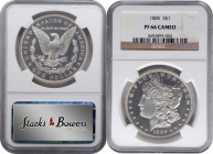 1885 Morgan Silver Dollar. Proof-66 Cameo (NGC).

A brilliant, visually arresting specimen with exacting definition throughout, and beautiful contra...
