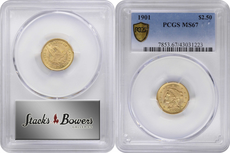 1901 Liberty Head Quarter Eagle. MS-67 (PCGS).

A lovely Superb Gem from the f...