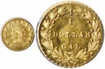 1882 Round 25 Cents. BG-892. Rarity-7+. "Young" Indian Head. MS-66 (PCGS).

Combing absolute and condition rarity, this phenomenal premium Gem would...