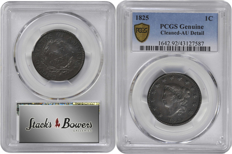 1825 Large Cents. N-6. Rarity-3. AU Details--Cleaned (PCGS).

PCGS# 1642. NGC ...