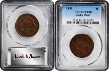 1839 Modified Matron Head Cent. N-13. Rarity-2. Booby Head. EF-40 (PCGS).

PCGS# 1751. NGC ID: 225Z.

From Early Cents Auctions' sale of the Color...