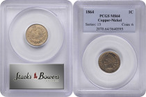 1864 Indian Cent. Copper-Nickel. MS-64 (PCGS).

PCGS# 2070. NGC ID: 227K.

From the Birdwatcher Type Set, with a portion of the proceeds to benefi...