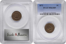 1872 Indian Cent. Bold N. MS-63 BN (PCGS).

PCGS# 2103. NGC ID: 227W.

From the Birdwatcher Type Set, with a portion of the proceeds to benefit Th...