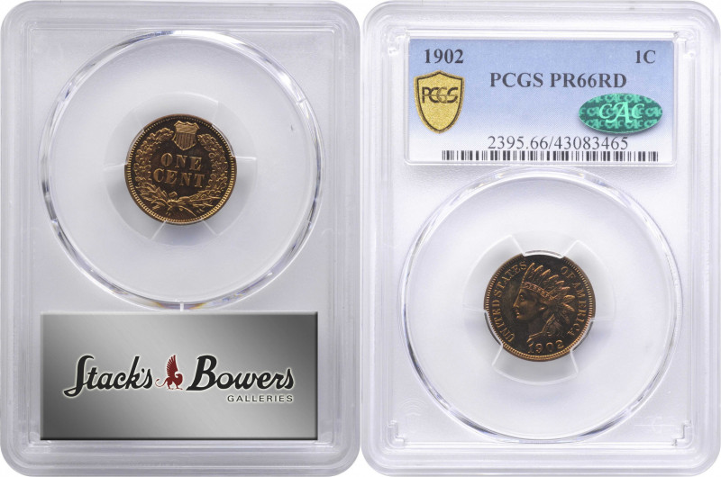 1902 Indian Cent. Proof-66 RD (PCGS). CAC.

PCGS# 2395. NGC ID: 22AR.