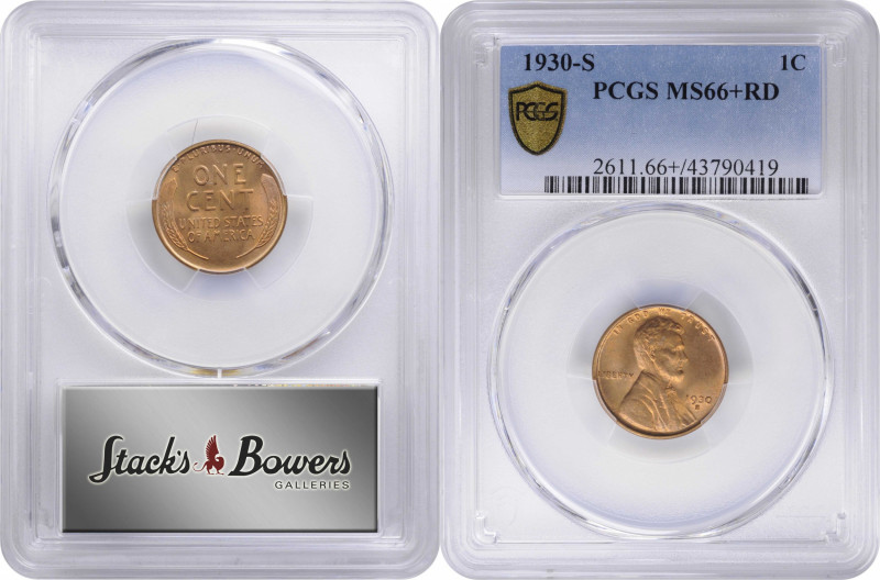 1930-S Lincoln Cent. MS-66+ RD (PCGS). CAC.

PCGS# 2611. NGC ID: 22CZ.