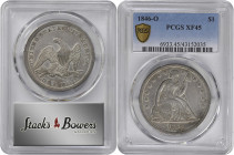 1846-O Liberty Seated Silver Dollar. OC-1, the only known dies. Rarity-2. EF-45 (PCGS).

PCGS# 6933. NGC ID: 24YH.