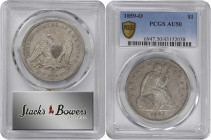 1859-O Liberty Seated Silver Dollar. OC-2. Rarity-1. AU-50 (PCGS).

PCGS# 6947. NGC ID: 24YY.