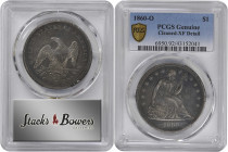 1860-O Liberty Seated Silver Dollar. OC-8. Rarity-1. EF Details--Cleaned (PCGS).

PCGS# 6950. NGC ID: 24Z3.