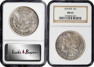 1878 Morgan Silver Dollar. 8 Tailfeathers. MS-63 (NGC).

PCGS# 7072. NGC ID: 253H.