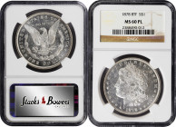 1878 Morgan Silver Dollar. 8 Tailfeathers. MS-60 PL (NGC).

PCGS# 7073. NGC ID: 253H.