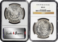 1878 Morgan Silver Dollar. 7 Tailfeathers. Reverse of 1878. MS-63 (NGC).

PCGS# 7074. NGC ID: 253K.