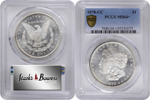 1878-CC Morgan Silver Dollar. MS-64+ (PCGS).

PCGS# 7080. NGC ID: 253M.