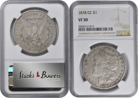 1878-CC Morgan Silver Dollar. VF-30 (NGC).

PCGS# 7080. NGC ID: 253M.