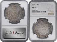 1878-S Morgan Silver Dollar. MS-66 (NGC).

PCGS# 7082. NGC ID: 253R.