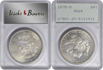 1878-S Morgan Silver Dollar. MS-65 (PCGS). OGH--First Generation.

PCGS# 7082. NGC ID: 253R.

From the Hobart Collection.
