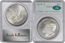 1878-S Morgan Silver Dollar. MS-64 (PCGS). CAC. OGH--First Generation.

PCGS# 7082. NGC ID: 253R.

From the Hobart Collection.