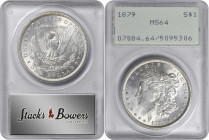 1879 Morgan Silver Dollar. MS-64 (PCGS). OGH--First Generation.

PCGS# 7084. NGC ID: 253S.

From the Hobart Collection.