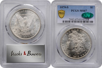 1879-S Morgan Silver Dollar. MS-67 (PCGS). CAC.

PCGS# 7092. NGC ID: 253X.