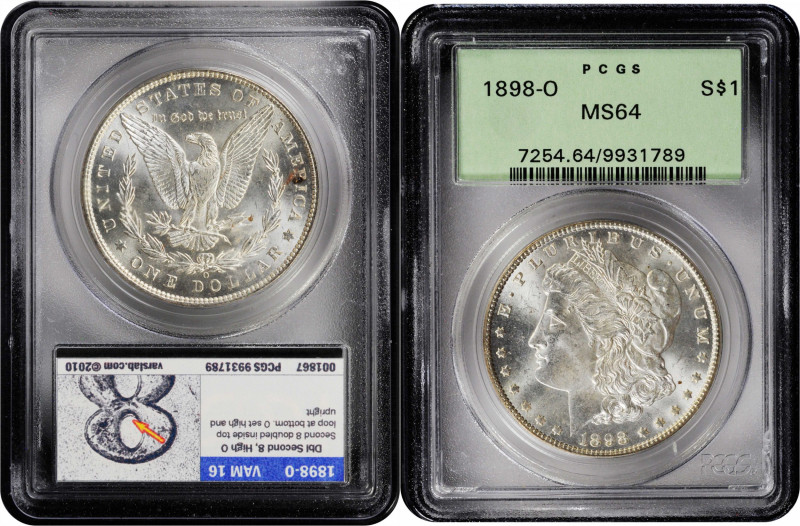 1898-O Morgan Silver Dollar. MS-64 (PCGS). OGH.

PCGS# 7254. NGC ID: 2569.