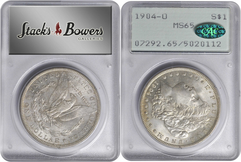 1904-O Morgan Silver Dollar. MS-65 (PCGS). CAC. OGH--First Generation.

PCGS# ...