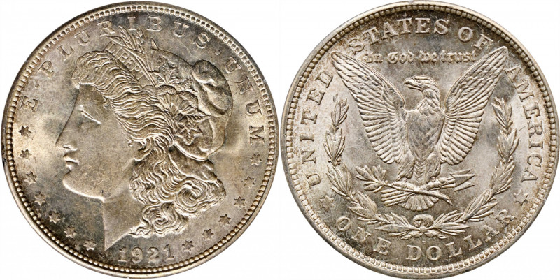 1921-D Morgan Silver Dollar. MS-65 (PCGS). OGH--First Generation.

PCGS# 7298....