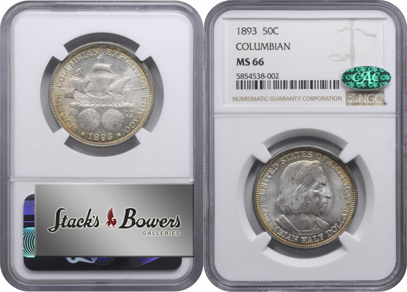 1893 Columbian Exposition. MS-66 (NGC). CAC.

PCGS# 9297. NGC ID: BYGG.